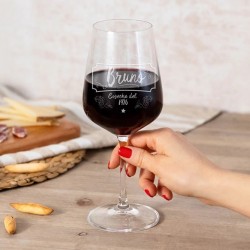 Copa de vino personalizada