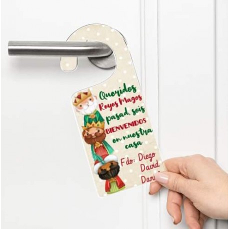 Cuelga puertas metacrilato papá Noël