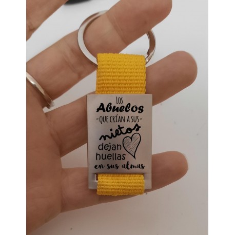 Llavero tira de color - mejor abuelo
