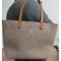 Bolso Fieltro Taupe