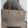 Bolso Fieltro Taupe
