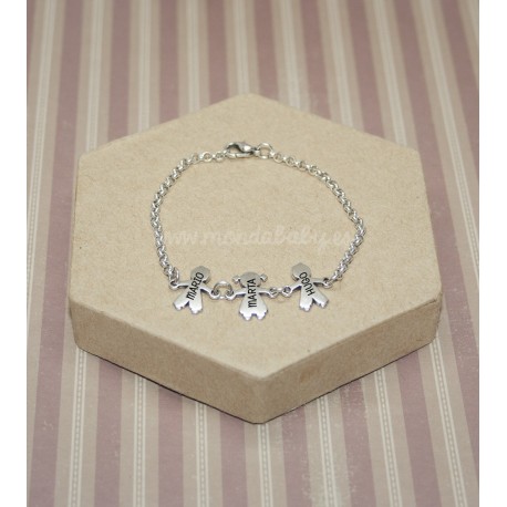 Pulsera eslabón fino nenes