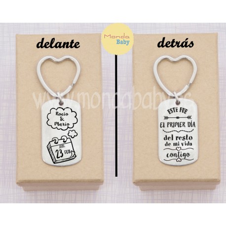 Llavero corazón casualidad