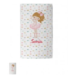 Toalla Algodón Bailarina 1-  50x100