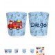 Vaso plástico Bombero