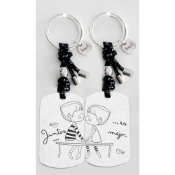 PACK 2 LLAVEROS  JUNTOS ES MEJOR