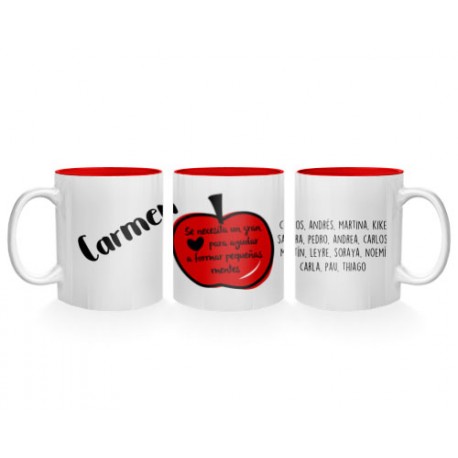 TAZA PROFE MANZANA
