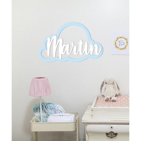 Figura nube y estrellas